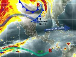 Existe 60 por ciento de probabilidad de lluvias dispersas menores de 25 milímetros en el estado. ESPECIAL / smn.conagua.gob.mx