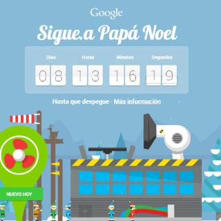 Sigue la ruta de Santa Claus con Google