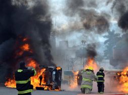 Se suscitó un enfrentamiento en el marco de un concierto en solidaridad con los estudiantes desaparecidos. AP / A. González