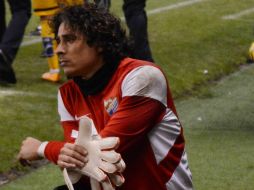 Ochoa no ha jugado en la liga con Málaga y eso ha provocado molestia en sus fanáticos. MEXSPORT / ARCHIVO