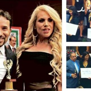 Lorena Herrera es premiada en el Senado