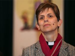 La reverenda Libby Lane expresa su emoción por el ''inesperado'' nombramiento y da ''gracias a Dios''. AP / L. Cameron