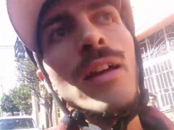 El joven grabó lo ocurrido con su celular. La grabación fue publicada en Youtube el 16 de diciembre. YOUTUBE / Christian Scott