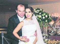 Muy felices. Pepe Rentería Campos y Luly Tostado Ahumada.  /