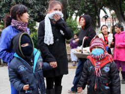 Los niños son vulnerables a presentar esta afectación, por lo que se recomienda abrigarlos en esta temporada. EL INFORMADOR / ARCHIVO