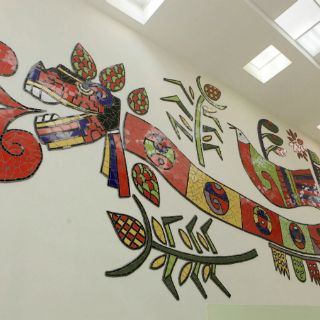 Mural de Fernando Llort hermana a México y El Salvador