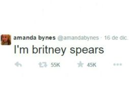 Según Bynes, fue un buen día para decir que ella era Britney Spears. TWITTER / amandabynes