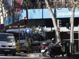 La Policía mantiene acordonada la zona. NTX / J. Rojas