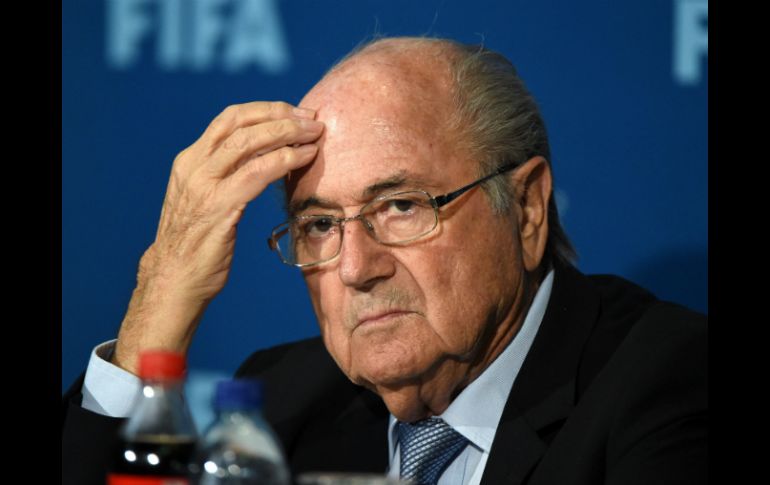 Sepp Blatter busca una reelección más para estar en el puesto por quinta ocasión. AFP / F. Senna