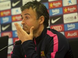 El técnico culé no se confiará del poco cartel de su rival. EFE / A. García