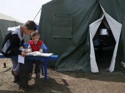 Al menos 150 escuelas han sido clausuradas en la zona de combates. EFE / ARCHIVO