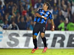 El campeón de goleo abandona la cancha durante el partido ante los Freseros de Irapuato. MEXSPORT / ARCHIVO