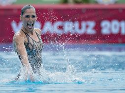 Con siete preseas de oro, la atleta jalisciense Nuria Diosdado fue la máxima medallista de toda la delegación mexicana en los JCC 2014. MEXSPORT / O. Martínez