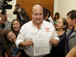 Alfaro Ramírez dijo haber hecho una valoración de su responsabilidad por la ciudad. EL INFORMADOR / A. Camacho