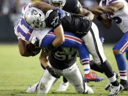 En menos de mes y medio, los Raiders superan a Kansas City, San Francisco y Buffalo. AP / M. Sanchez