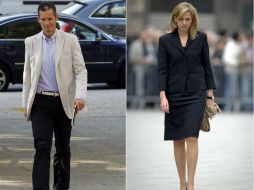 La hermana del rey Felipe VI será juzgada junto a su marido, Iñaki Urdangarin y el ex socio de éste, Diego Torres. AFP / ARCHIVO