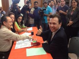 Pablo Lemus dice que buscará los perfiles ''más adecuados'' para integrarlos a la planilla. TWITTER / @MovCiudadanoJal