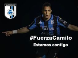 El atacante sufrió ruptura de ligamento cruzado en su rodilla izquierda. TWITTER / @ClubQueretaro