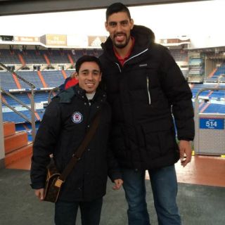 Gustavo Ayón y Fausto Pinto coinciden en el Bernabéu