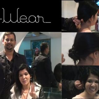 I Wear: Peinado sencillo para fiestas decembrinas