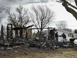 Los cuerpos fueron encontrados después de que comenzara el fuego debido a la inestabilidad del sitio. AP / E. Albrecht