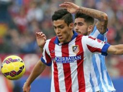 Jiménez deberá acostumbrarse a sus nuevas funciones dentro del sistema con el que trabaja  el entrenador Diego Simeone. TWITTER / @Raul_Jimenez9