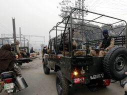 El ejército indica haber destruido un depósito de municiones subterráneo y un sistema de túneles. EFE / R. Dar