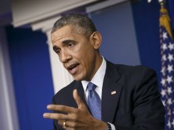 Obama habló en una entrevista que se transmitirá del 29 al 31 de diciembre, sobre política exterior, cuidado médico e inmigración. AP / J. Scott