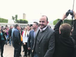 Ricardo Villanueva concretó ayer su registro como precandidato del PRI a la presidencia municipal de Guadalajara. EL INFORMADOR / E. Barrera
