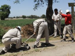 Elementos de Seguridad Física de Pemex encuentra una toma ilegal en la comunidad Capellanía de Loera. NTX / ARCHIVO