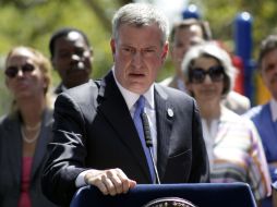 Blasio es acusado de ser anti policial en sus discursos. AP / V. Alvarez