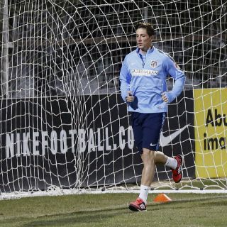 Fernando Torres ya entrena con Atlético de Madrid