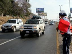 Elementos de la Policía Vial vigilan 286 tramos carreteros estatales y federales de Jalisco. EL INFORMADOR / ARCHIVO