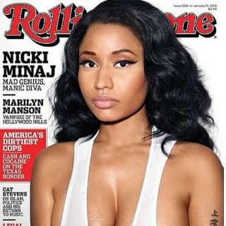 Nicki Minaj luce escote en portada de revista
