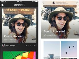 Storehouse es una aplicación que permite 'compartir sus historias al momento que suceden'. ESPECIAL / itunes.apple.com