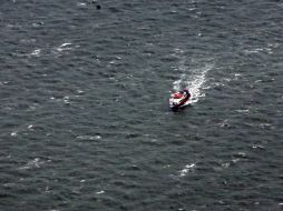 Se espera la llegada en barco al lugar del siniestro con equipos de detección, sobre todo hidrófonos. EFE / A. Weda