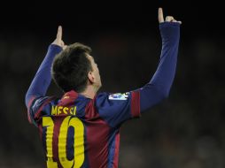 Lionel Messi una vez más hizo gala de su habilidad. AP / ARCHIVO