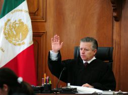 El ministro Arturo Zaldívar Lelo de Larrea busca la presidencia de la Suprema Corte de Justicia de la Nación. NTX / V. Ortíz