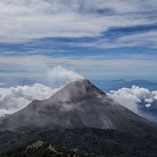 El Nevado de Colima se queda 'desnudo'