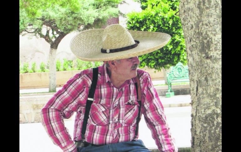 Aquí me he estado sentado, nos dijo el charro. EL INFORMADOR / P. Fernández