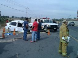 En este choque murió una joven de 18 años y un menor que iba con ella. EL INFORMADOR /