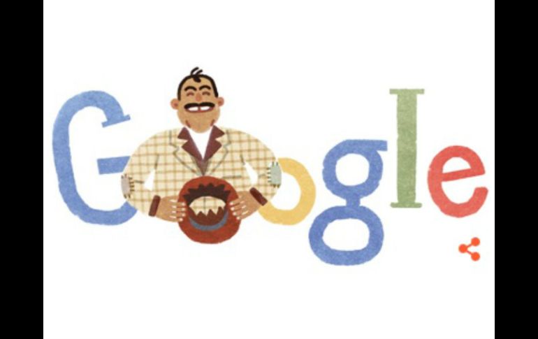 Gaspar Henaine Pérez falleció en la Ciudad de México en septiembre de 2011; hoy lo recuerdan con un ''doodle''. ESPECIAL / google.com.mx