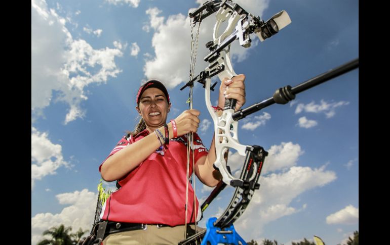 La múltiple monarca centrocaribeña es especialista en arco compuesto. EL INFORMADOR / ARCHIVO