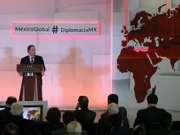 José Antonio Meade, durante la reunión anual XXVI de embajadores y cónsules de México. TWITTER / @SRE_mx