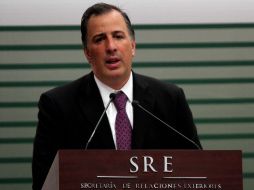 José Antonio Meade deberá presentarse para explicar la posición del Estado mexicano en el exterior en torno al caso Ayotzinapa. NTX / ARCHIVO