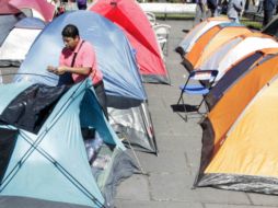 Se reúnen en el Monumento a la Revolución para marchar hacia Gobernación. EL INFORMADOR / ARCHIVO