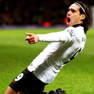 Radamel Falcao es feliz en Manchester