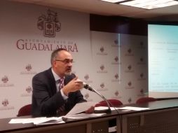 Salvador Caro ofreció una rueda de prensa para exponer sus inconformidades. EL INFORMADOR / T. Villaseñor