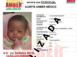 La tía de la menor había manifestado la intención de quedarse con la bebé. TWITTER / @AAMBER_JAL