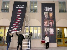 En el ataque, 12 personas, entre ellos 10 caricaturistas del semanario, perdieron la vida. AFP / V. Hache